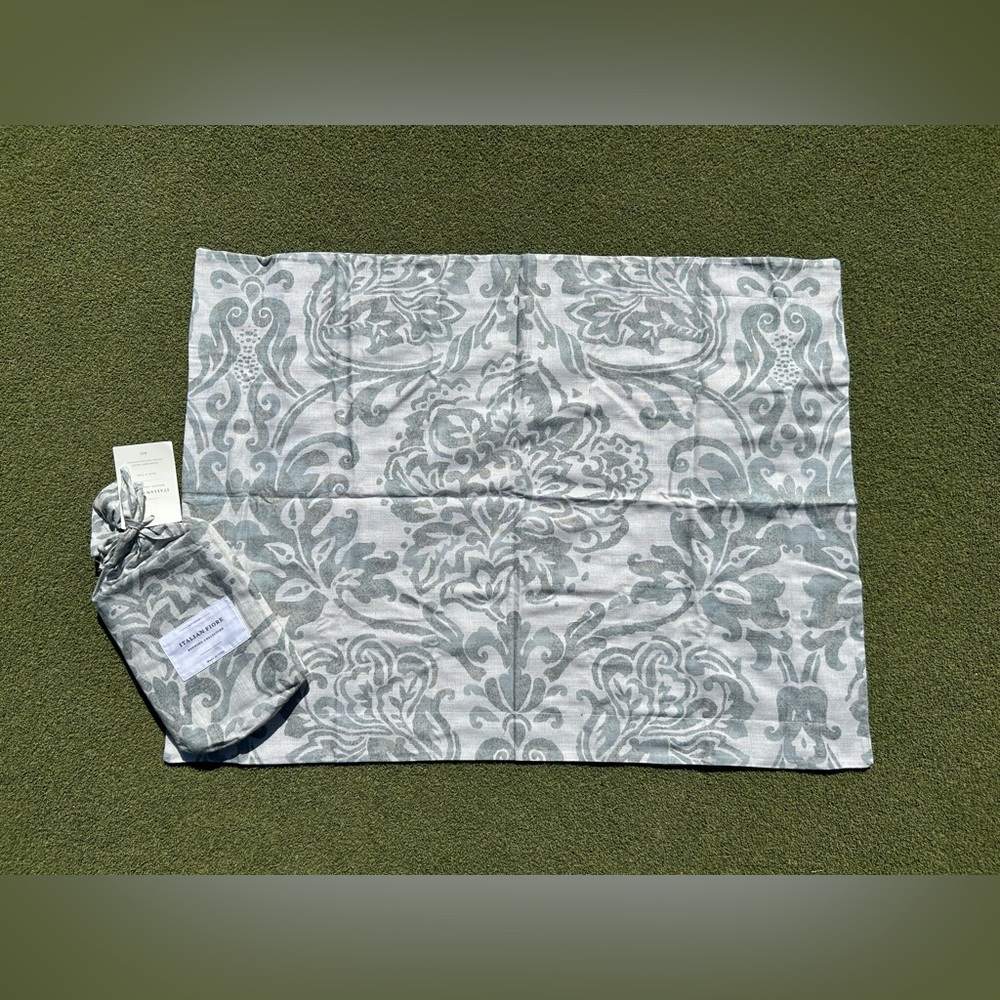 NWT Restoration Hardware Italian Fiore Standard Sham, Set of 2